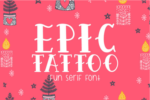 Epic Tattoo Font - Featured Image