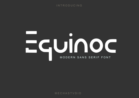 Equinoc Font - Featured Image