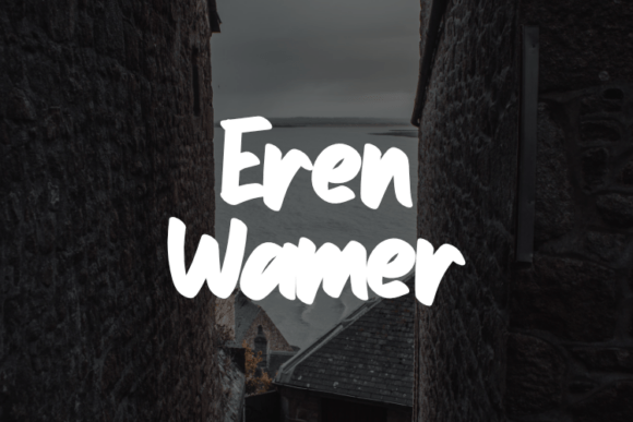 Eren Wamer Font - Featured Image