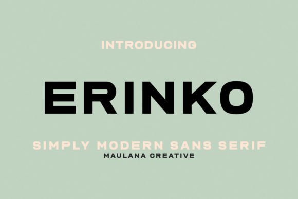 Erinko Font - Featured Image