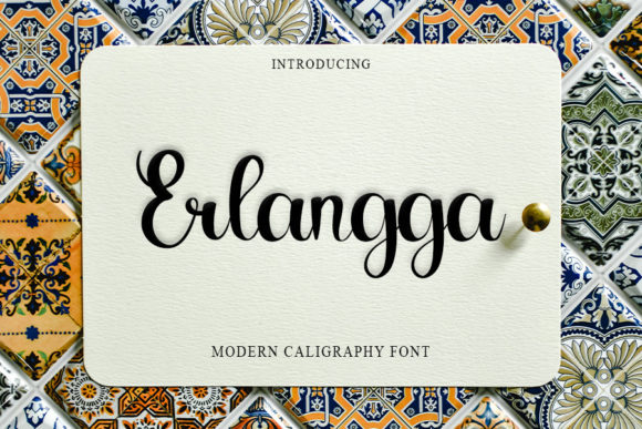 Erlangga Font - Featured Image
