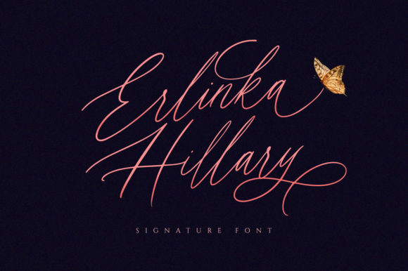 Erlinka Hillary Font - Featured Image