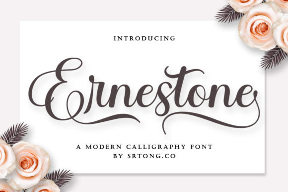 Ernestone Script Font - Featured Image