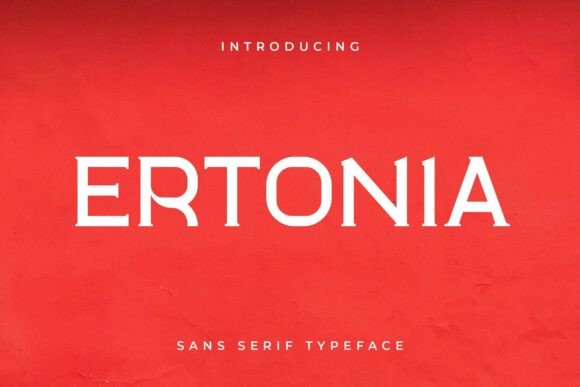 Ertonia Font - Featured Image