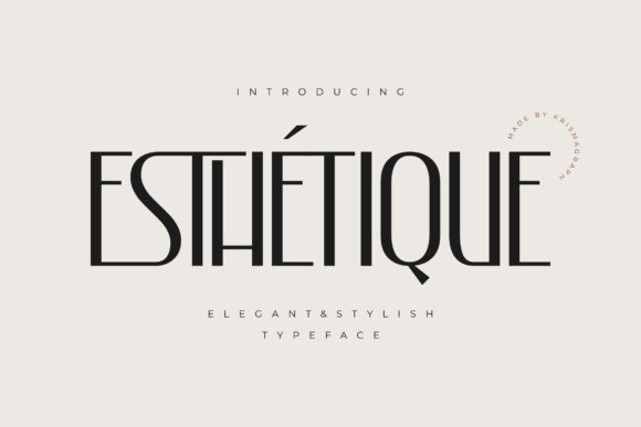 Eshetique Font - Featured Image