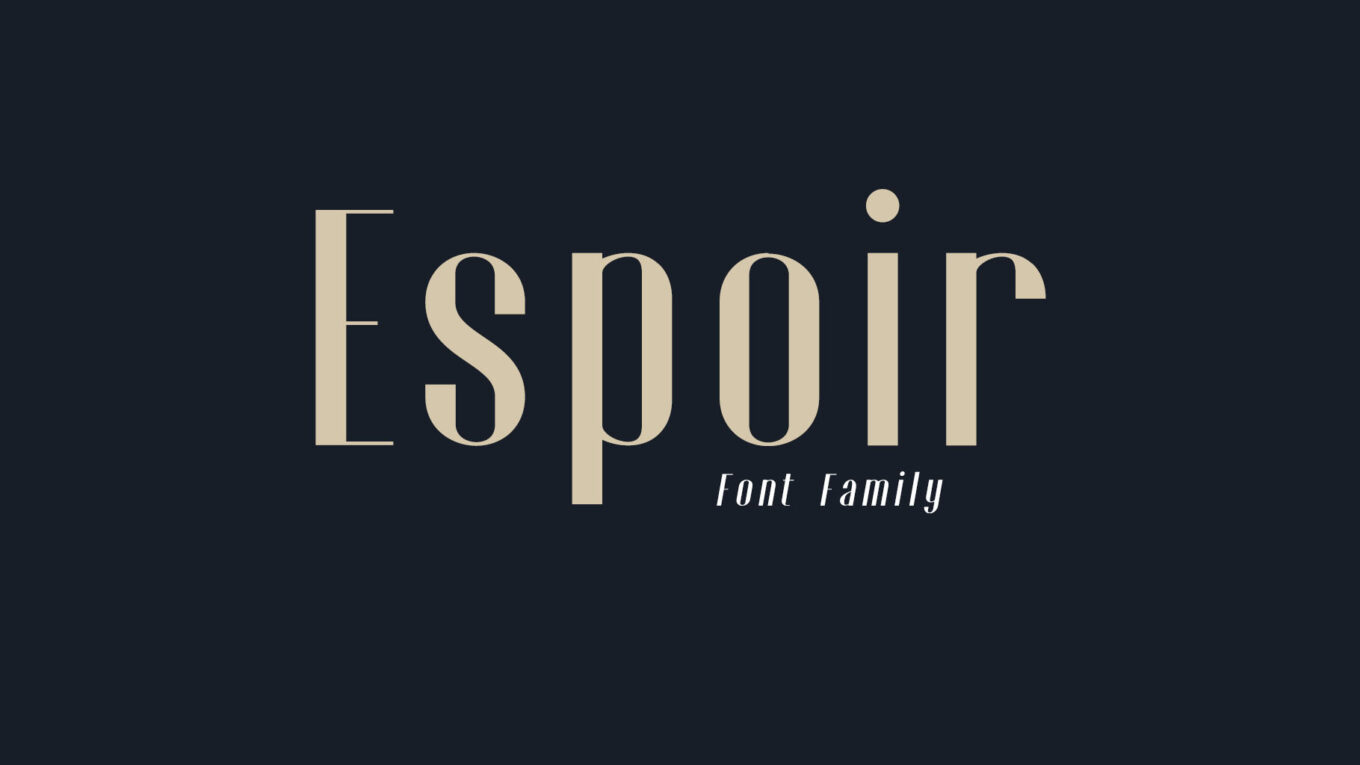 Espoir Font - Featured Image