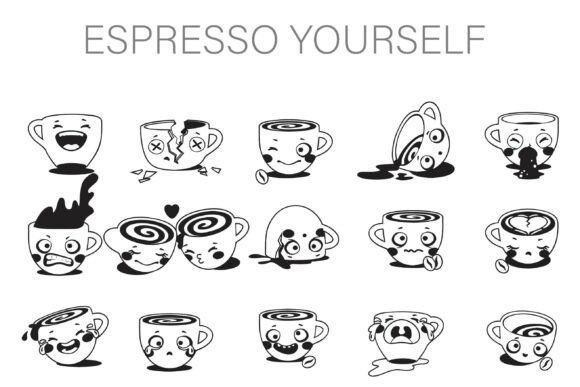 Espresso Yourself Dingbats Font - Featured Image