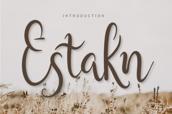 Estakn Font - Featured Image