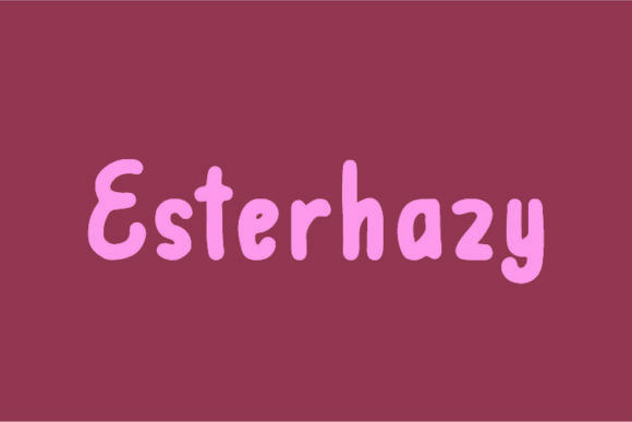 Esterhazy Font - Featured Image
