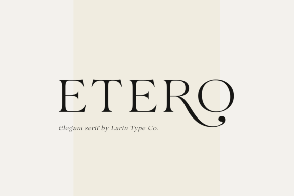 Etero Font - Featured Image