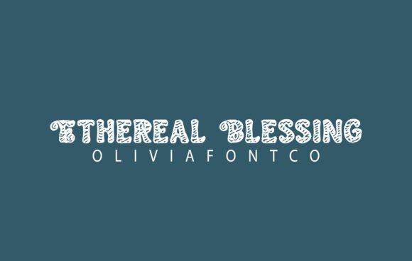 Ethereal Blessing Font - Featured Image