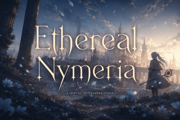 Ethereal Nymeria Font - Featured Image