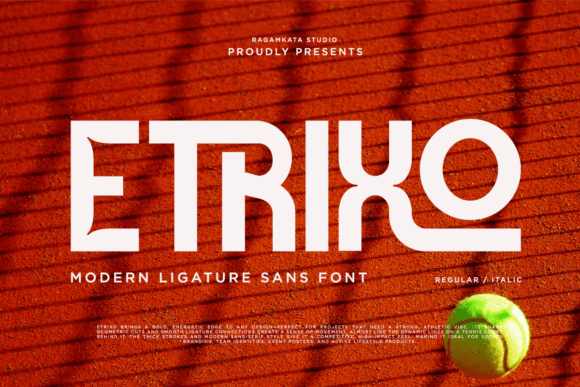 Etrixo Font - Featured Image
