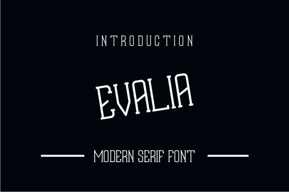 Evalia Font - Featured Image