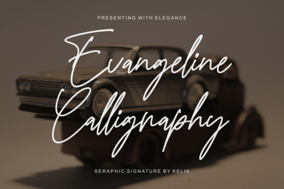 Evangeline Calligraphy Font - Featured Image