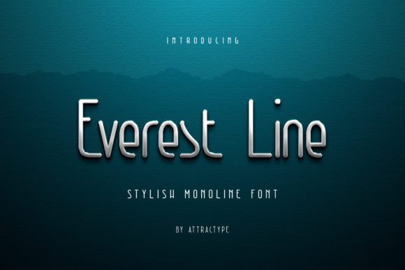 Everest Line Font - Featured Image