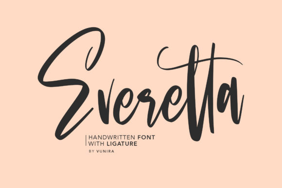 Everetta Font - Featured Image