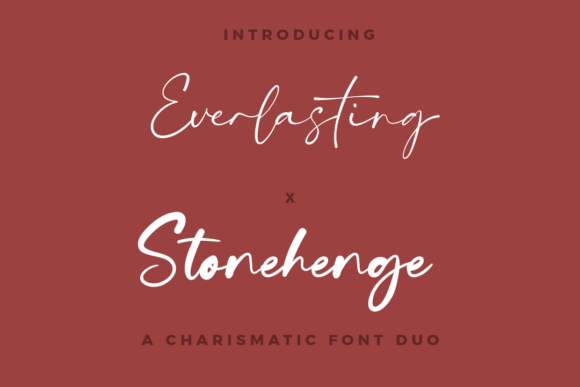 Everlasting X Stonehenge Font - Featured Image