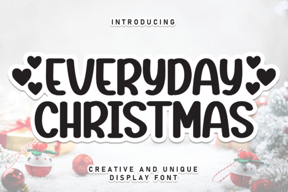 Everyday Christmas Font - Featured Image
