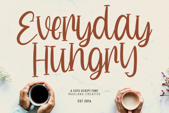 Everyday Hungry Font - Featured Image
