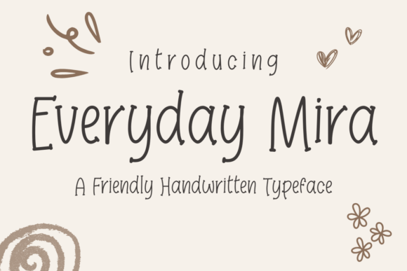 Everyday Mira Font - Featured Image