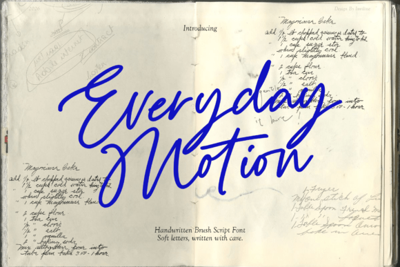 Everyday Motion Font - Featured Image