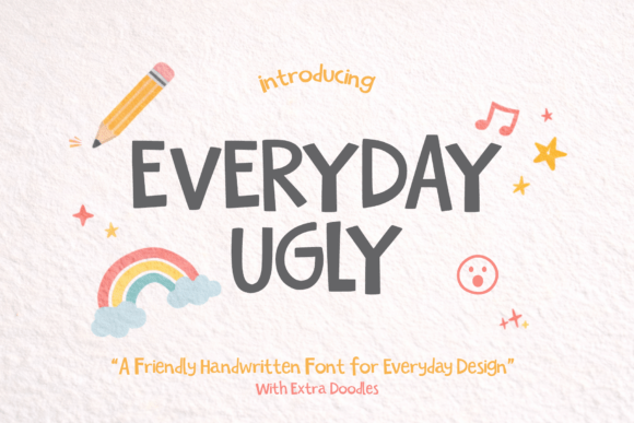 Everyday Ugly Font - Featured Image