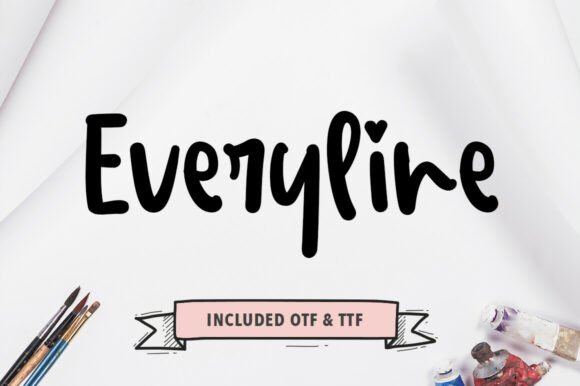 Everyline Font - Featured Image