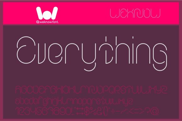 Everything Font - Featured Image