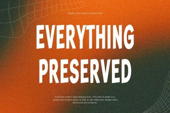 Everything Preserved Font - Featured Image