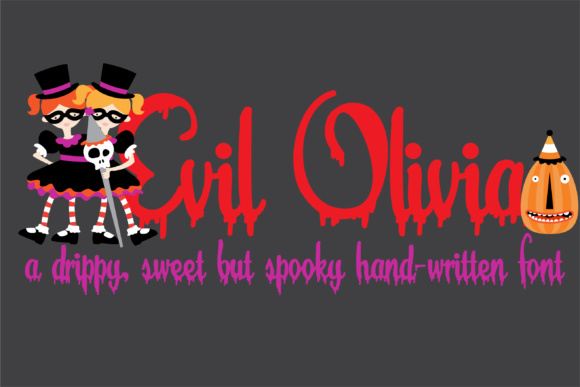 Evil Olivia Font - Featured Image