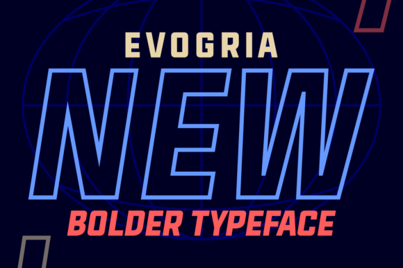 Evogria New Font - Featured Image
