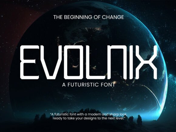 Evolnix Font - Featured Image
