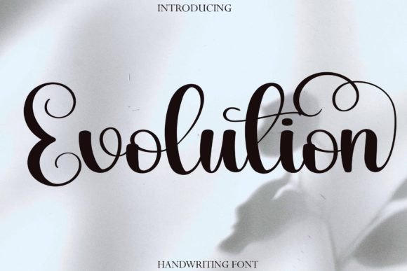 Evolution Font - Featured Image
