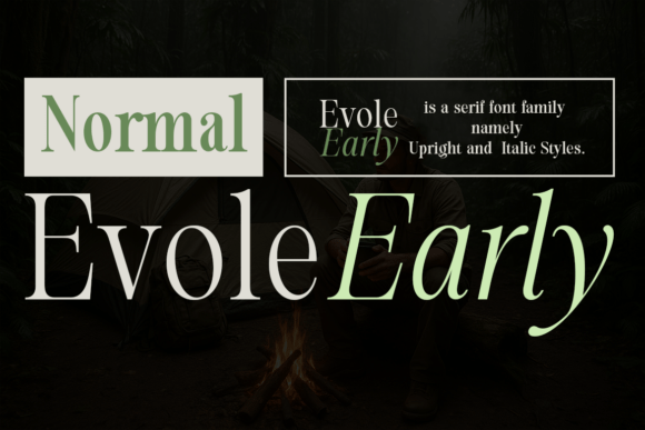 Evolve Early Normal Font - Featured Image