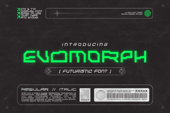 Evomorph Font - Featured Image