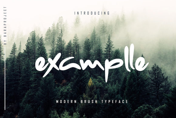 Examplle Font - Featured Image