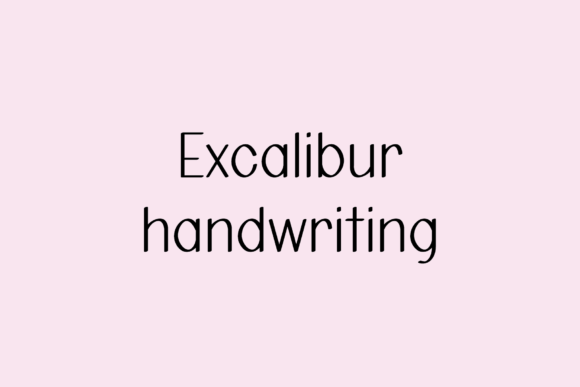 Excalibur Font - Featured Image