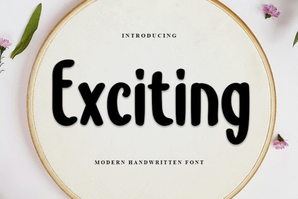 Exciting Font - Featured Image
