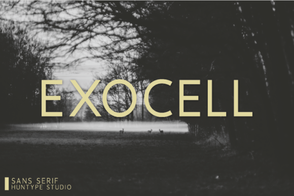 Exocell Font - Featured Image