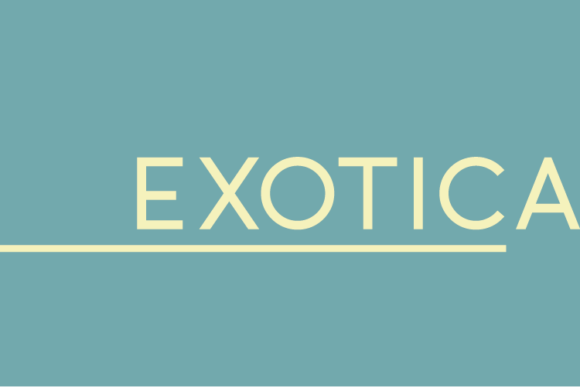 Exotica Font - Featured Image