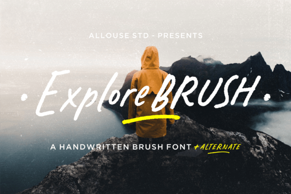 Explorebrush Font - Featured Image