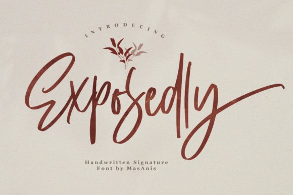Exposedly Font - Featured Image