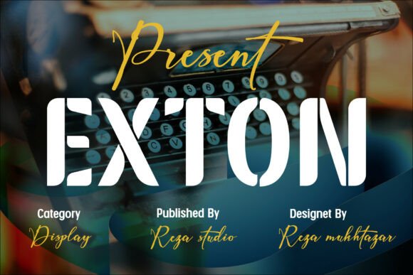 Exton Font - Featured Image