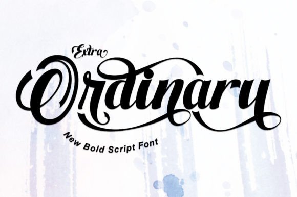 Extra Ordinary Font - Featured Image