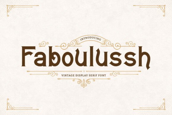 Faboulussh Font - Featured Image
