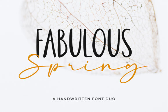 Fabulous Spring Font - Featured Image