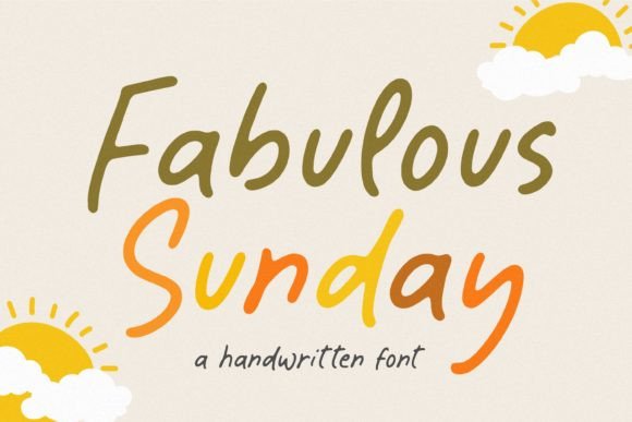 Fabulous Sunday Font - Featured Image