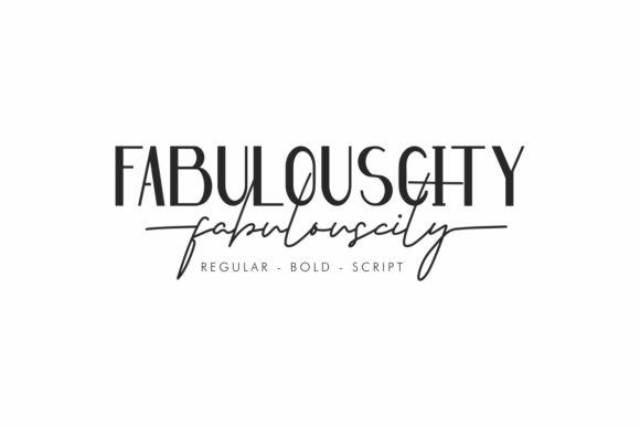 Fabulouscity Font - Featured Image