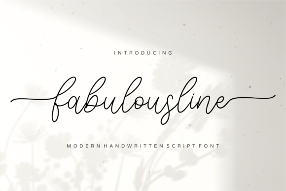 Fabulousline Font - Featured Image